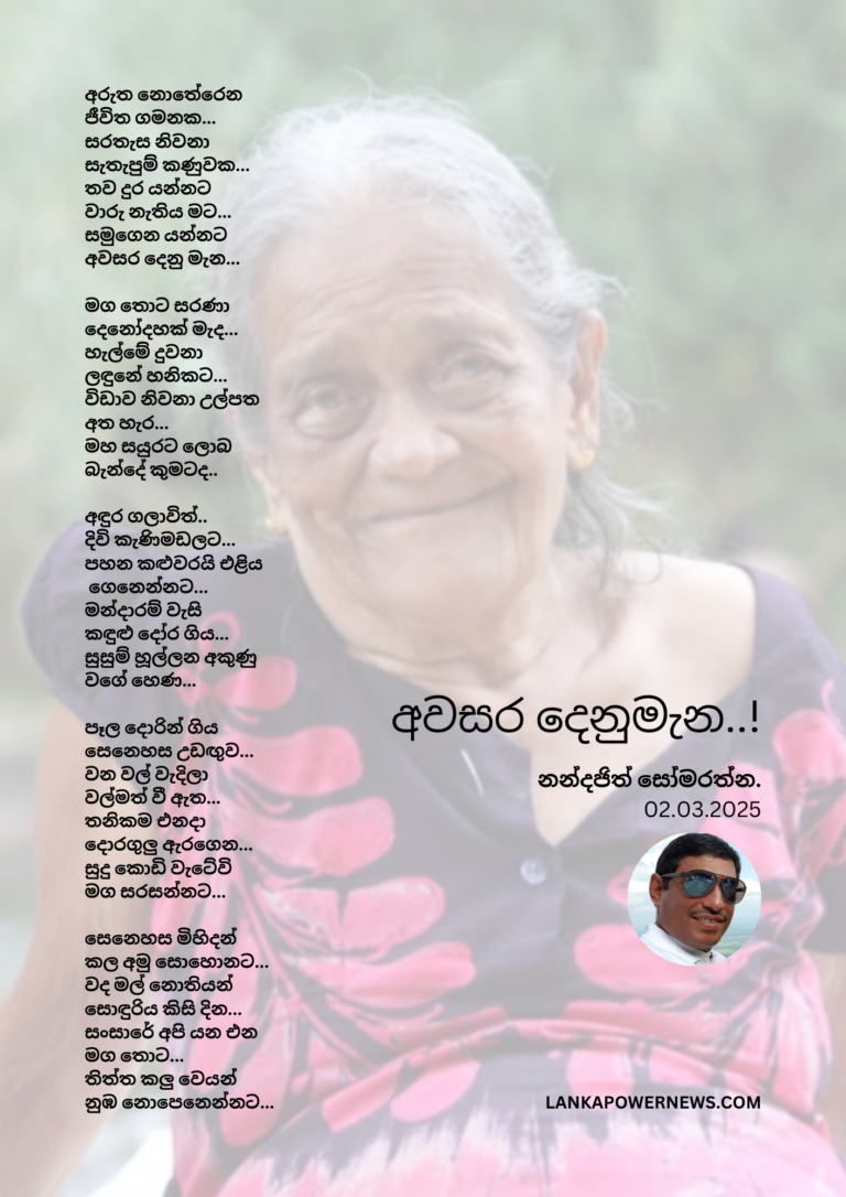 අවසර දෙනුමැන..!